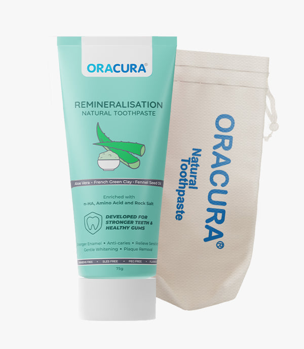 ORACURA Remineralisation Natural Toothpaste (Aloe Vera)
