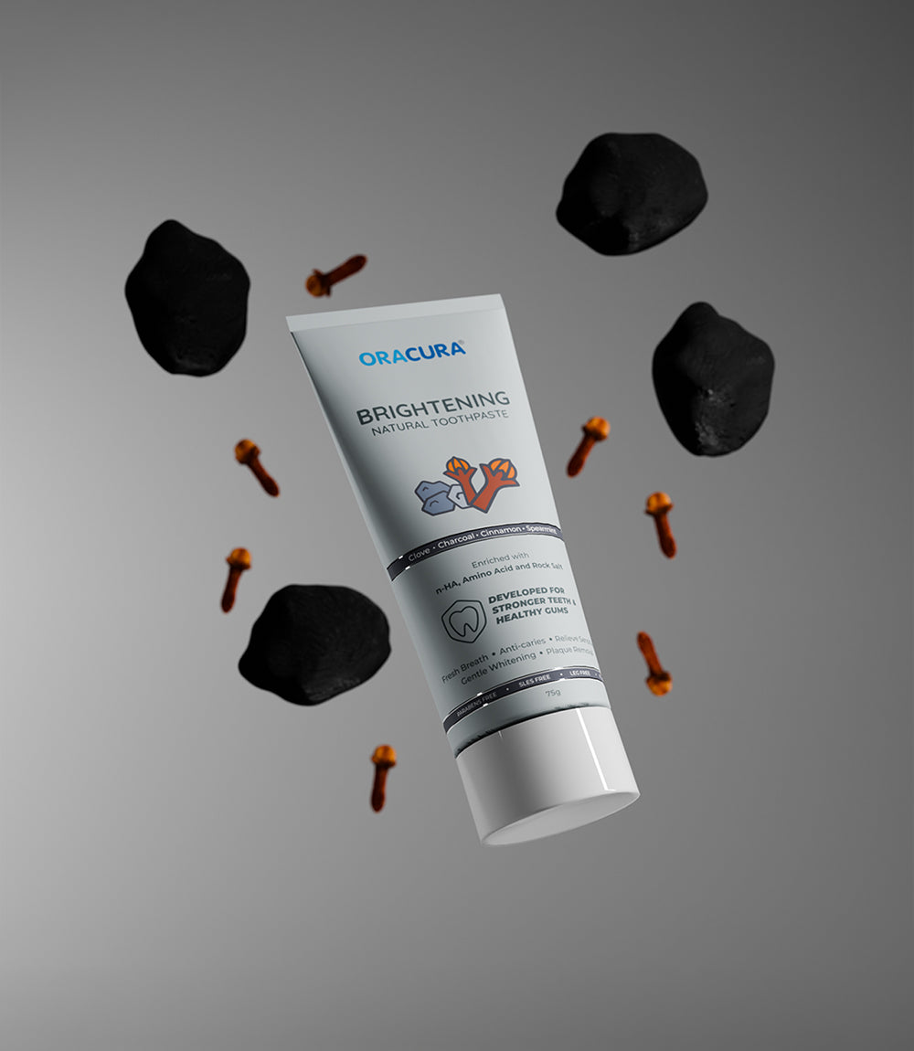 ORACURA Brightening Natural Toothpaste (Charcoal)