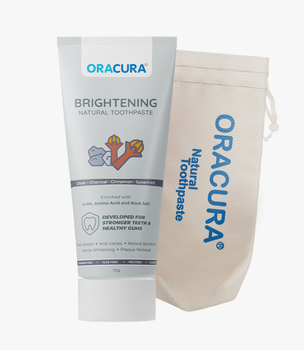 ORACURA Brightening Natural Toothpaste (Charcoal)
