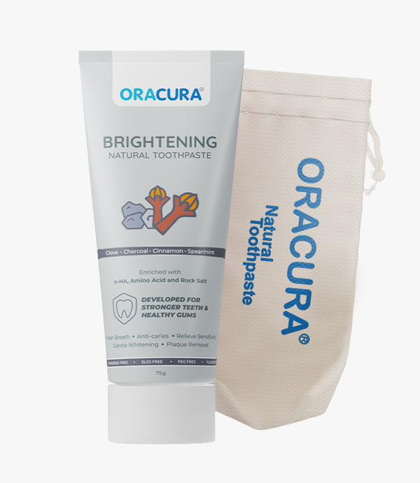 ORACURA Brightening Natural Toothpaste (Charcoal)