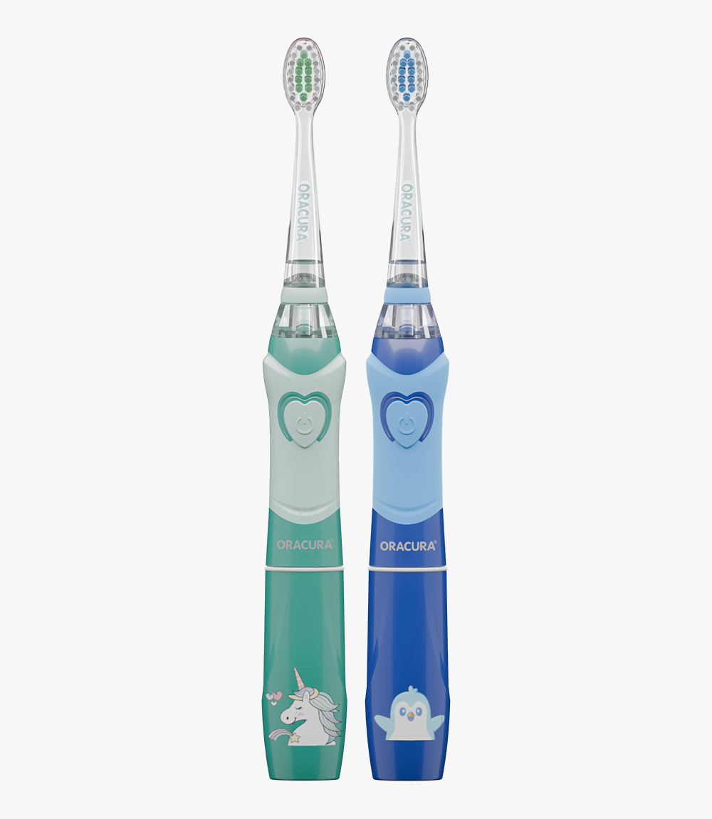 Kid-Friendly Combo KSB100 Kids Sonic Electric Toothbrush