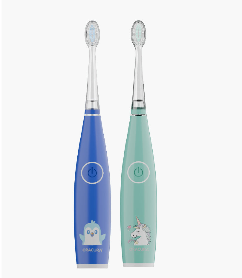 Twin Kid Combo KSB200 KidsCare Sonic Rechargeable Electric Toothbrush