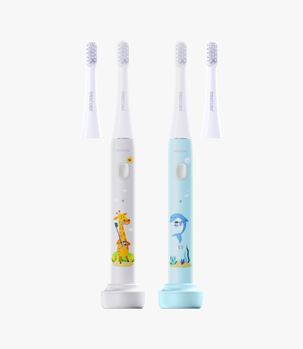 Kid-Friendly Combo KSB200 Kids Sonic Rechargeable Electric Toothbrush