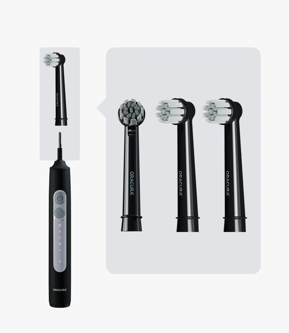 Oscillating Brush Heads with Cap – Pack of 3 for OB100 / OB200