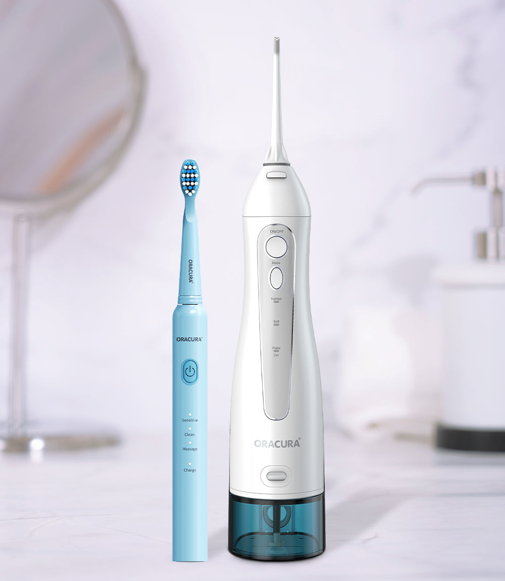 Combo Water Flosser® OC100 & Sonic Lite Electric Rechargeable Toothbrush SB200