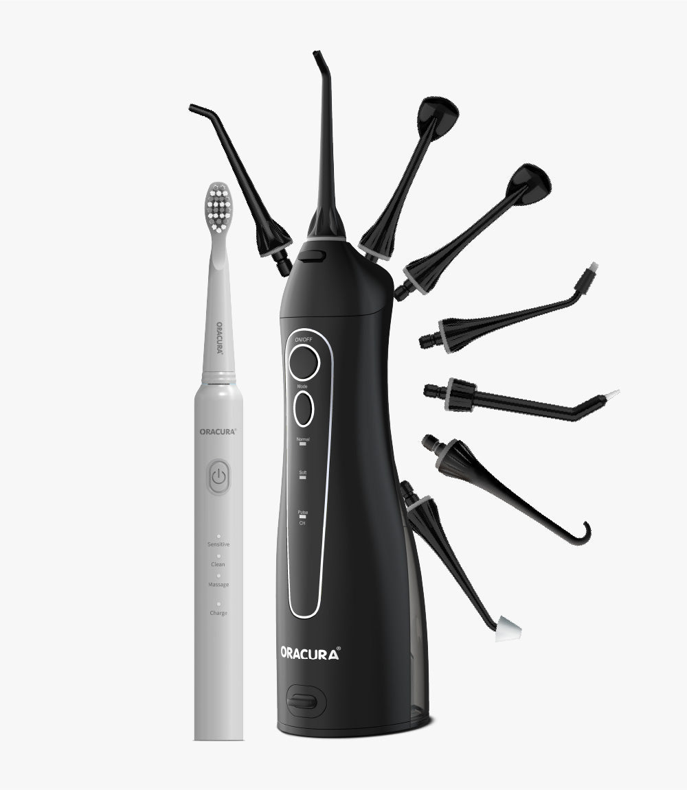 OC150 Smart Water Flosser® Dental PRO & SB200 Sonic Lite Electric Rechargeable Toothbrush SP