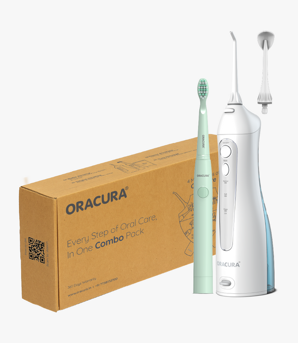 ORACURA® OC150 Daily Care Combo (OC150, SB100 & Natural Toothpaste)