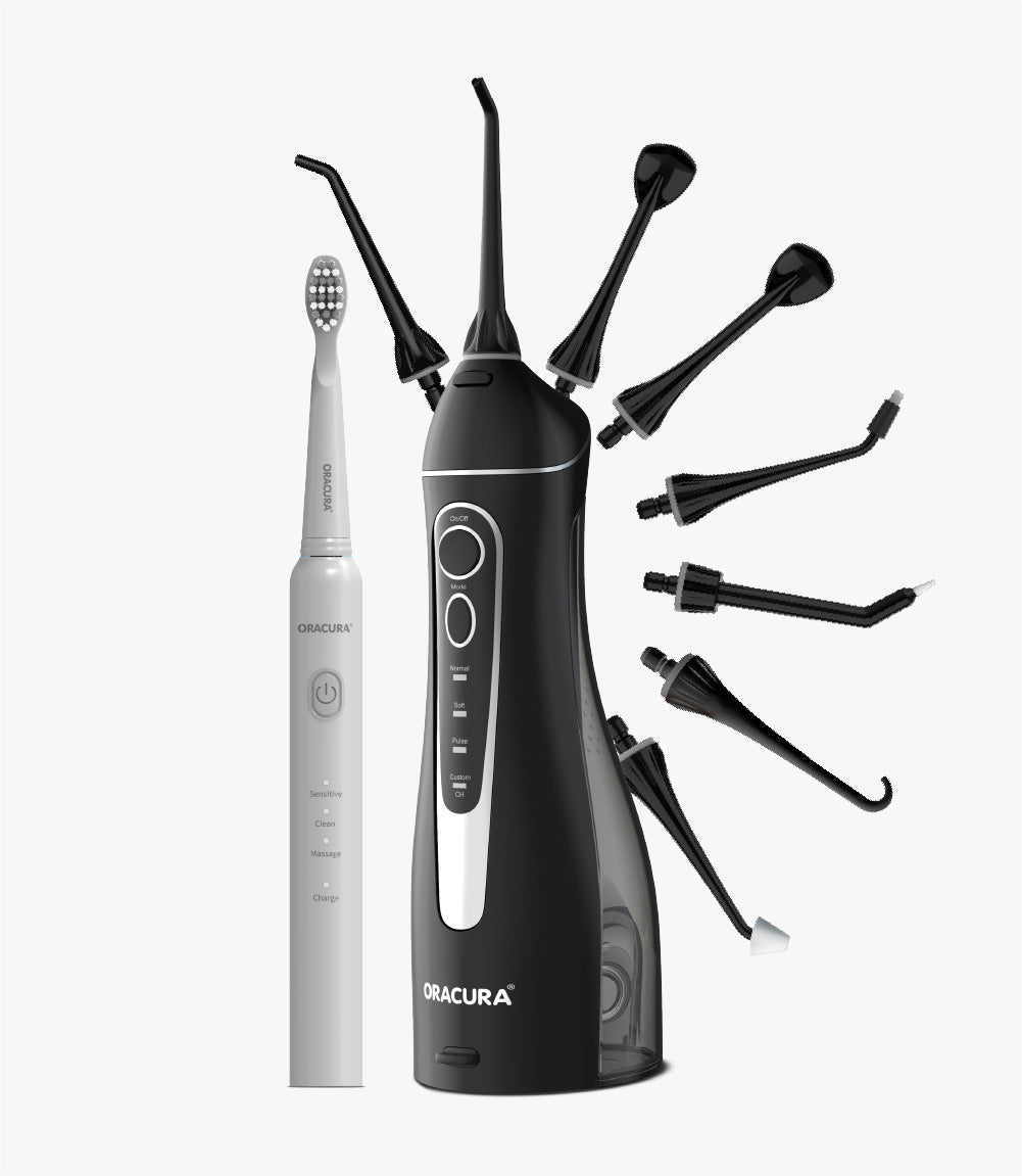 OC200 Smart PLUS Combo Water Flosser® Dental PRO & SB200 Sonic Lite Electric Rechargeable Toothbrush SP