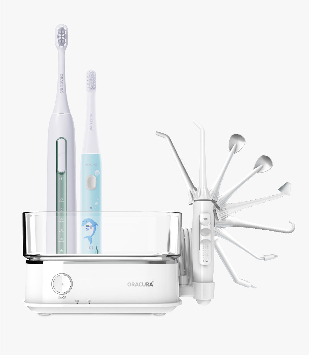 Smart Care Combo Water Flosser® OC450 Dental PRO & Sonic Electric Rechargeable Toothbrush SB300 & KSB200 Kids Sonic Rechargeable Electric Toothbrush