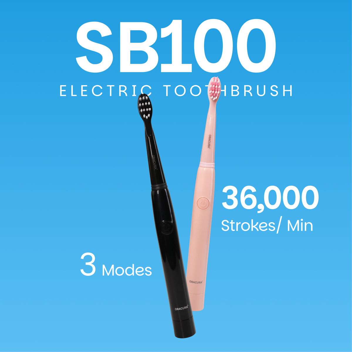 SB100 Sonic Lite Battery Operated Electric Toothbrush