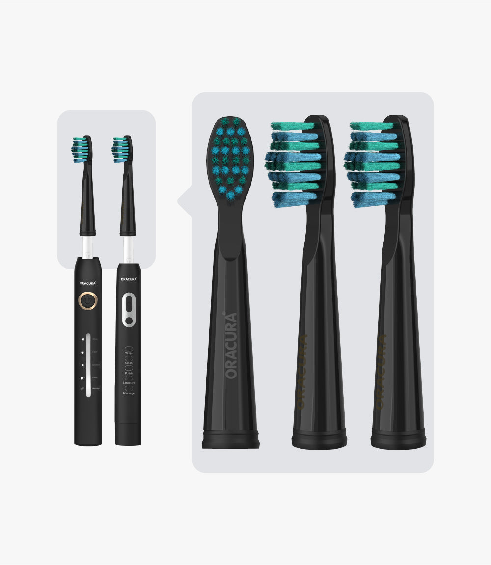 Sonic Lite Electric Toothbrush Heads For SB100 & SB200 (Pack of 3)