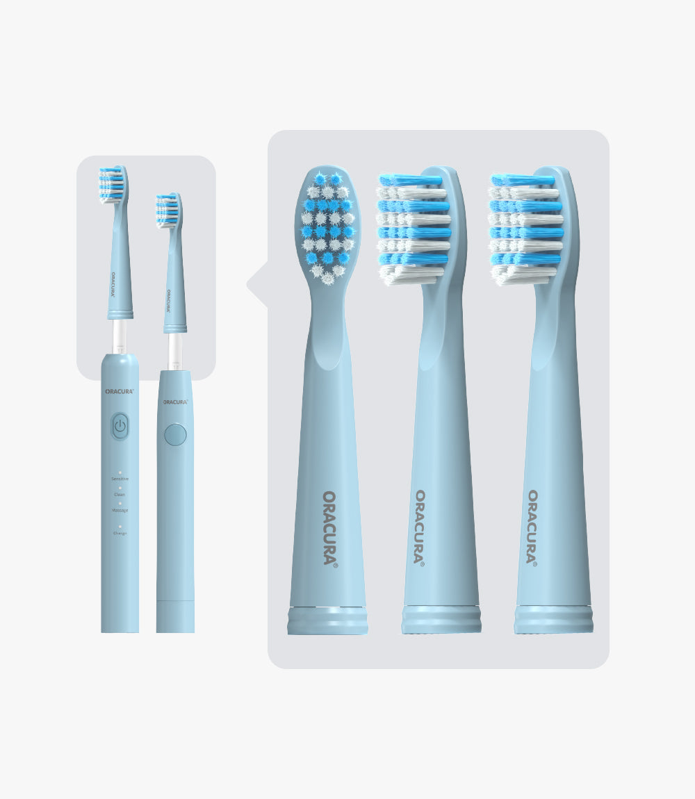 Sonic Lite Electric Toothbrush Heads For SB100 & SB200 (Pack of 3)