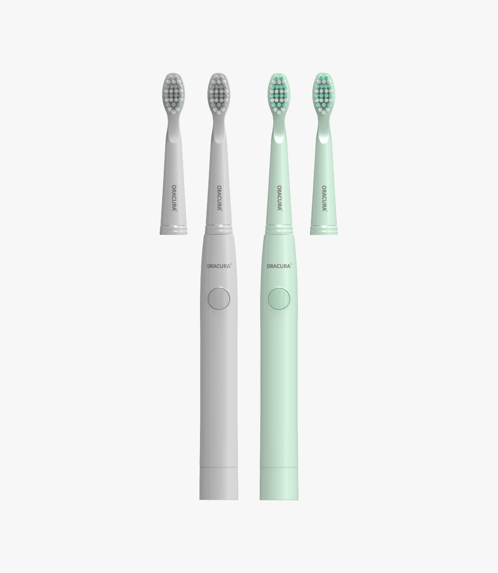 Portable SB100 Sonic Lite Electric Battery-Powered Toothbrush Combo SP