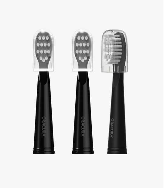 Sonic Lite Electric Toothbrush Brush Heads With Cap For SB100 & SB200 (Pack of 3)