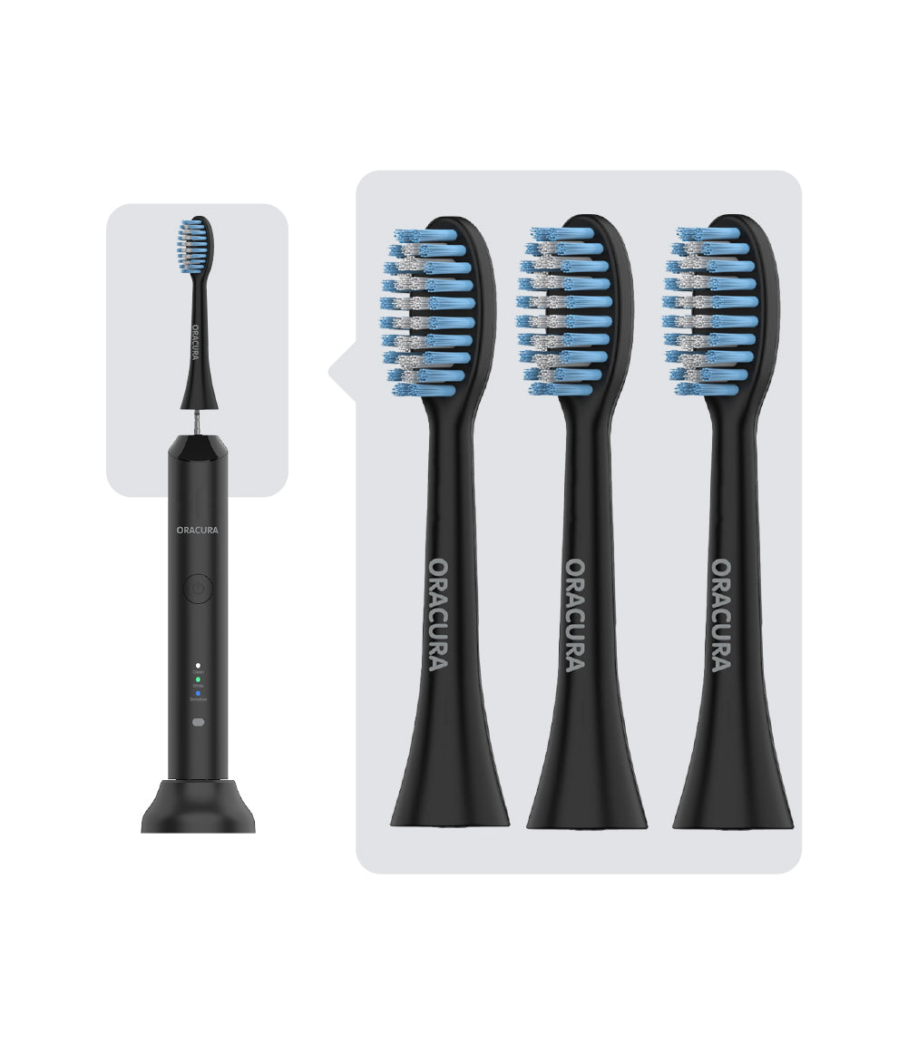 Regular & Sensitive Brush Head of Sonic PLUS Electric Toothbrush (Pack of 3 Brush Heads)