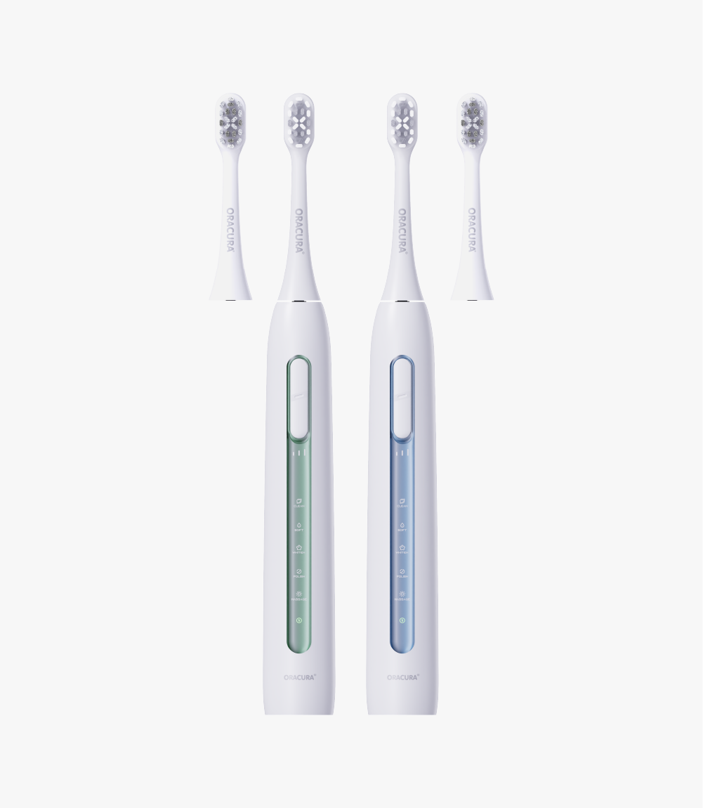 Smart Oral Care Combo SB300 Sonic Smart Electric Rechargeable Toothbrush with 2 Extra Brush Heads SP