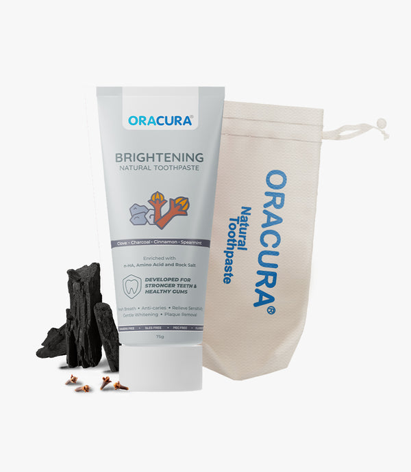 ORACURA Brightening Natural Toothpaste (Charcoal)
