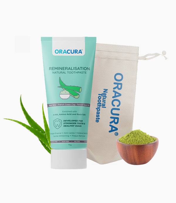 ORACURA Remineralisation Natural Toothpaste (Aloe Vera)