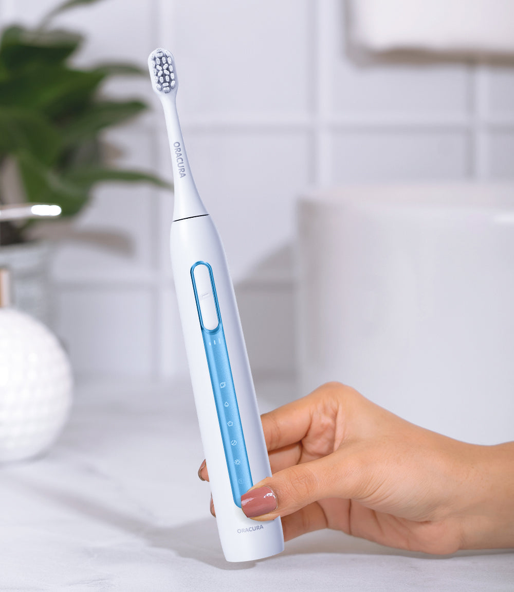 Smart Oral Care Combo SB300 Sonic Smart Electric Rechargeable Toothbrush with 2 Extra Brush Heads
