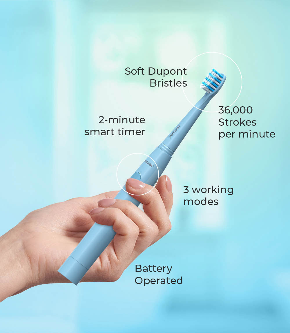 SB100 Sonic Lite Electric Battery Operated Toothbrush