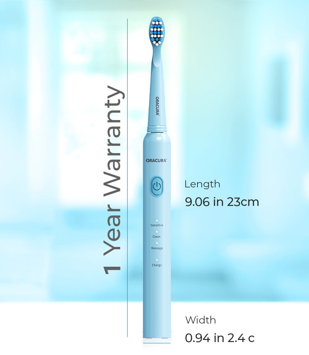 ORACURA® Daily Care Combo OC450 Countertop Smart Water Flosser® & SB100 Sonic Lite Battery Operated Electric Toothbrush & SB200 Sonic Lite Electric Rechargeable Toothbrush