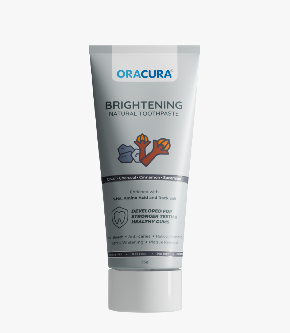 ORACURA Brightening Natural Toothpaste (Charcoal)