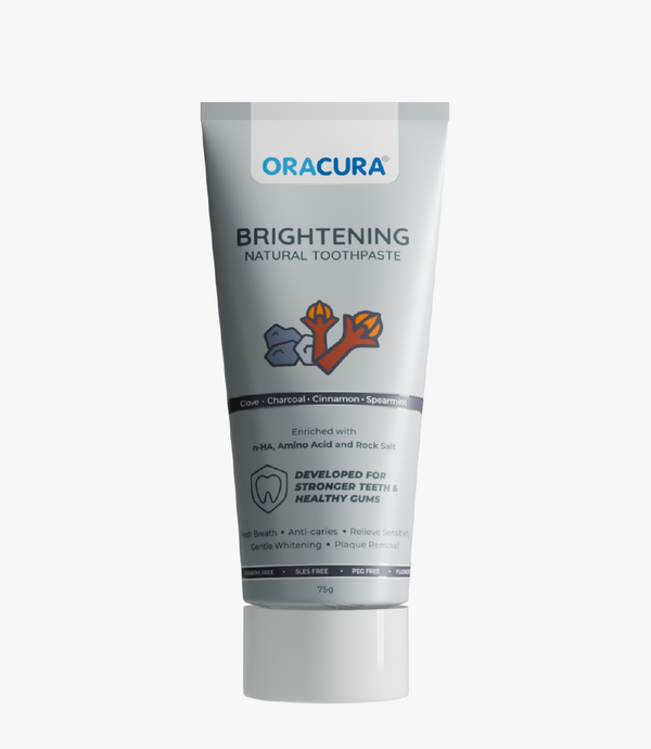 ORACURA Brightening Natural Toothpaste (Charcoal)