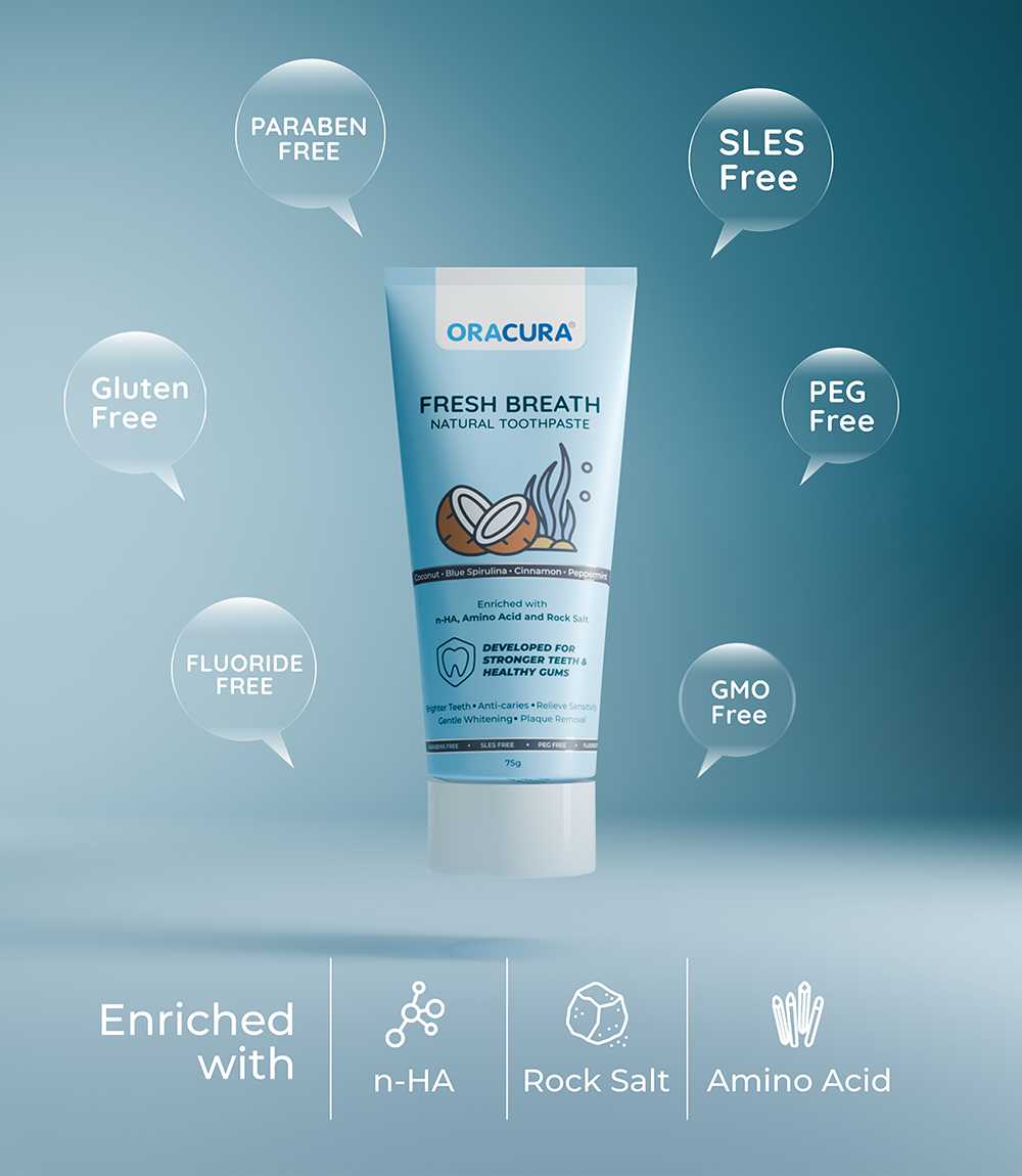 ORACURA Fresh Breath Natural Toothpaste (Coconut)