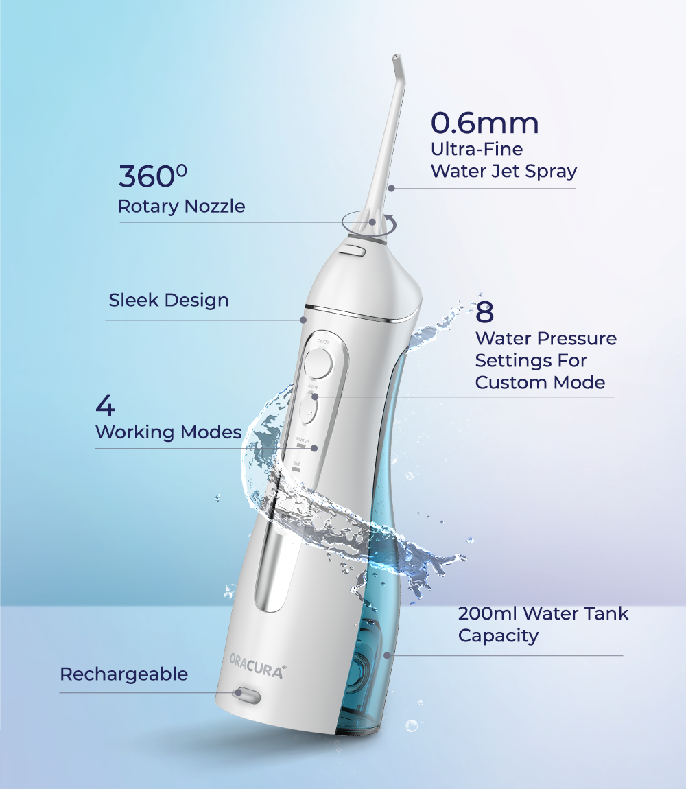 OC200 Smart PLUS Combo Water Flosser® Dental PRO & SB200 Sonic Lite Electric Rechargeable Toothbrush SP