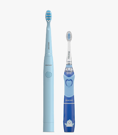 Adult & Kid Sonic Electric Brushing Combo SB100 & KSB100 (Battery Operated)