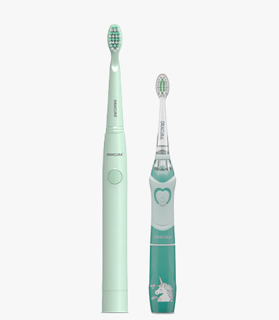 Adult & Kid Sonic Electric Brushes Combo SB100 & KSB100 (Battery Operated)
