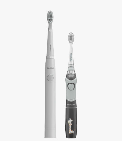 Adult & Kid Sonic Electric Brushes Combo SB100 & KSB100 (Battery Operated)