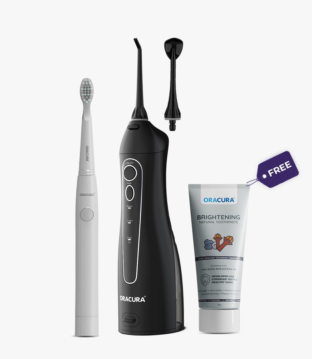 ORACURA® OC150 Daily Care Combo (OC150, SB100 & Natural Toothpaste)