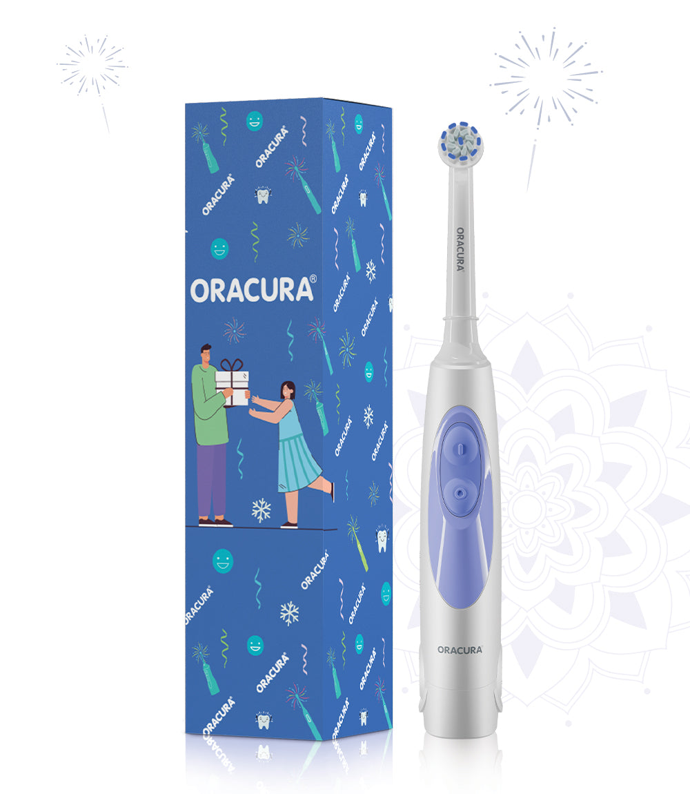 OB100 Battery Operated Oscillating Electric Toothbrush