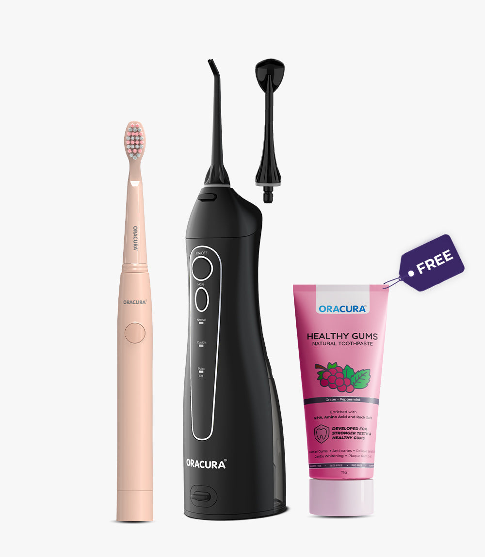 ORACURA® OC150 Daily Care Combo (OC150, SB100 & Natural Toothpaste)