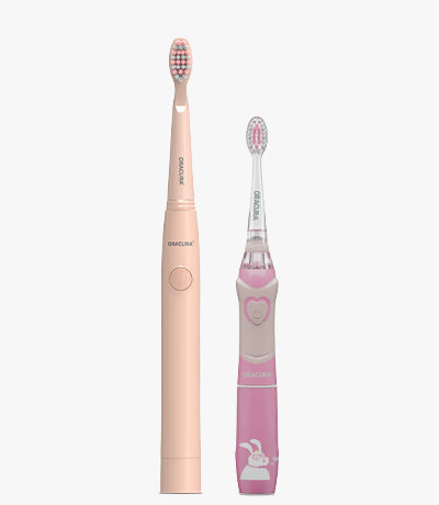 Adult & Kid Sonic Electric Brushes Combo SB100 & KSB100 (Battery Operated)