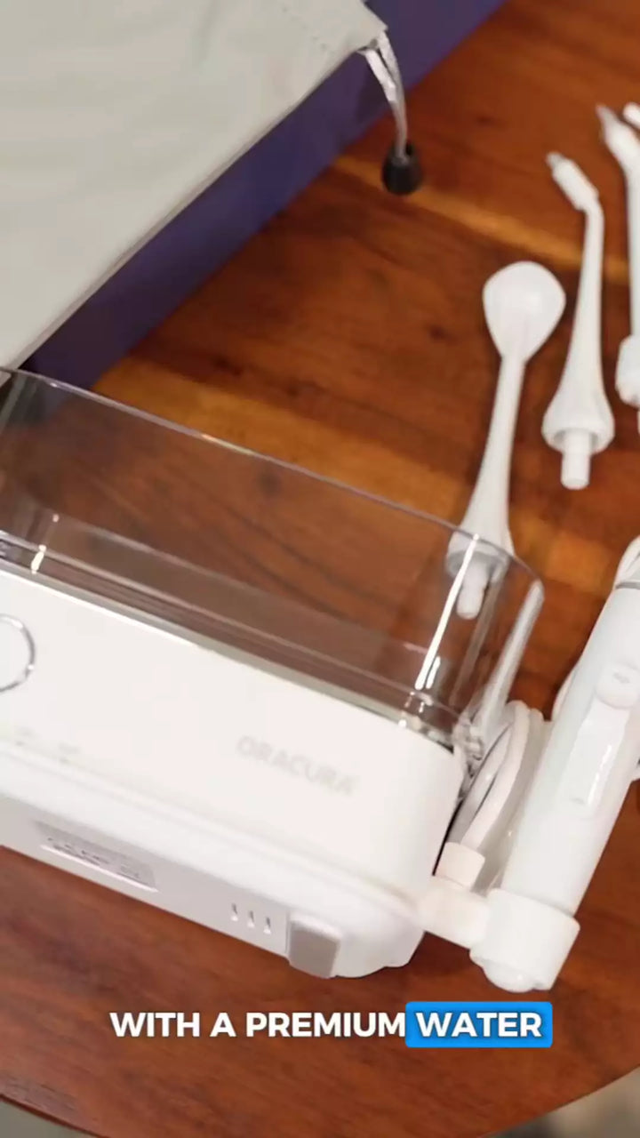 Video featuring OC450 Countertop Smart Water Flosser®