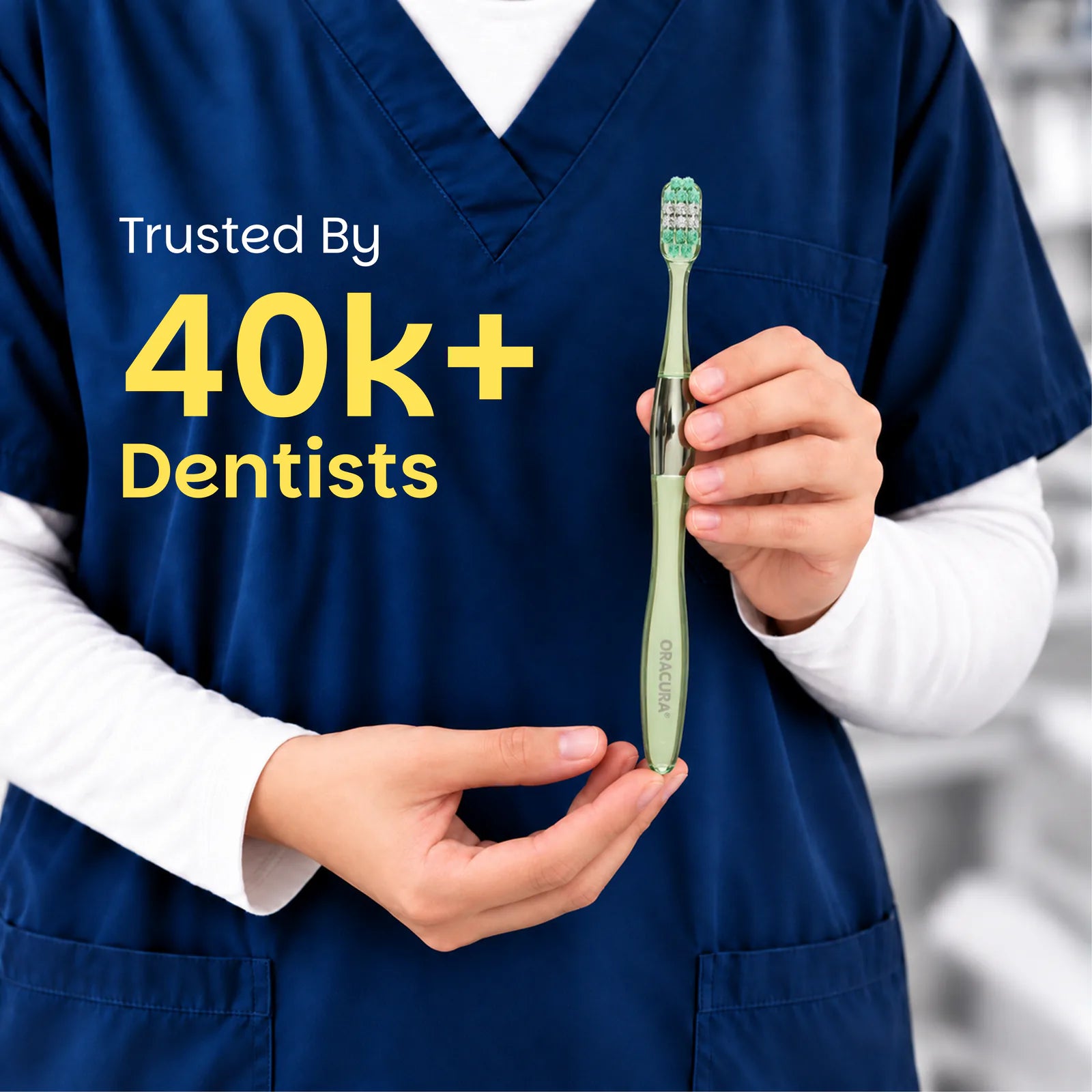 MB100 Replaceable Brushheads Manual Toothbrush – Green – Trusted by 40k+ dentists