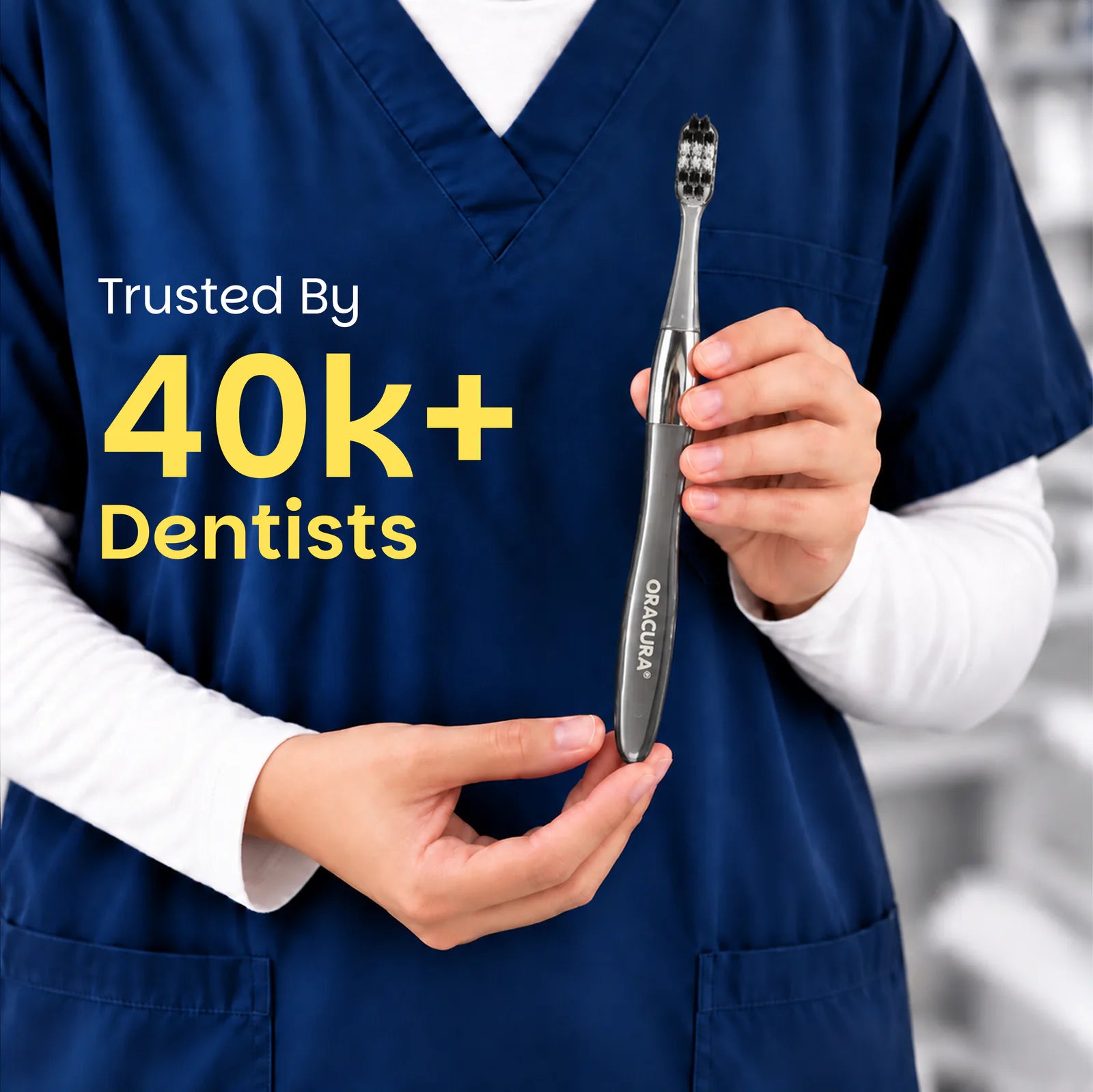 MB100 Replaceable Brushheads Manual Toothbrush – Grey – Trusted by 40k+ dentists
