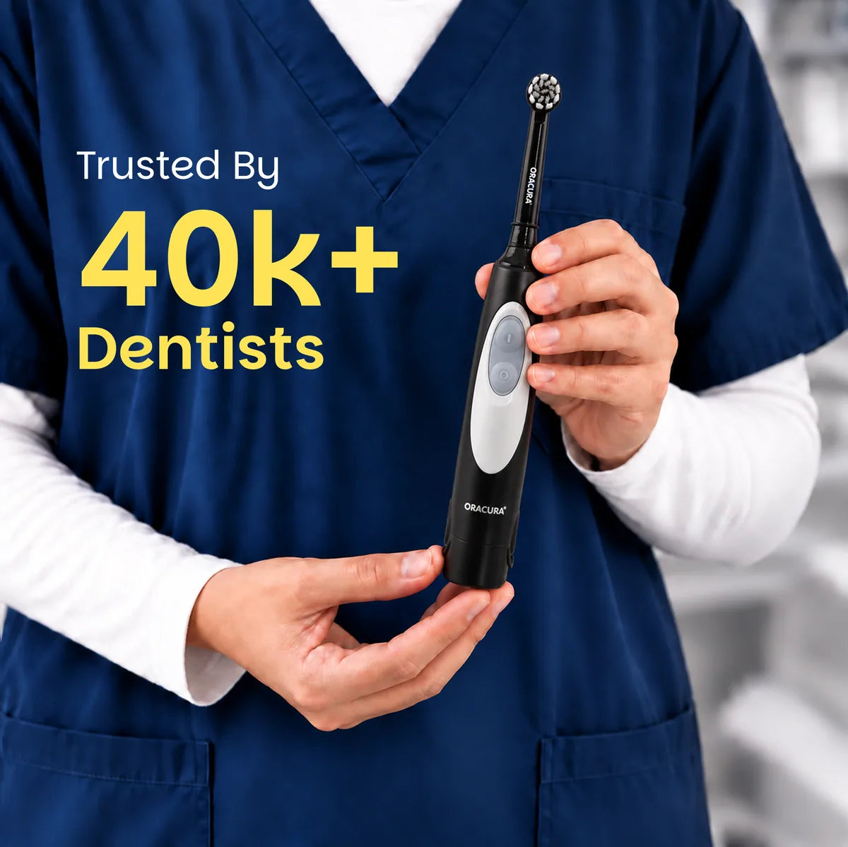 OB100 BeginCare Oscillating Battery Operated Electric Toothbrush