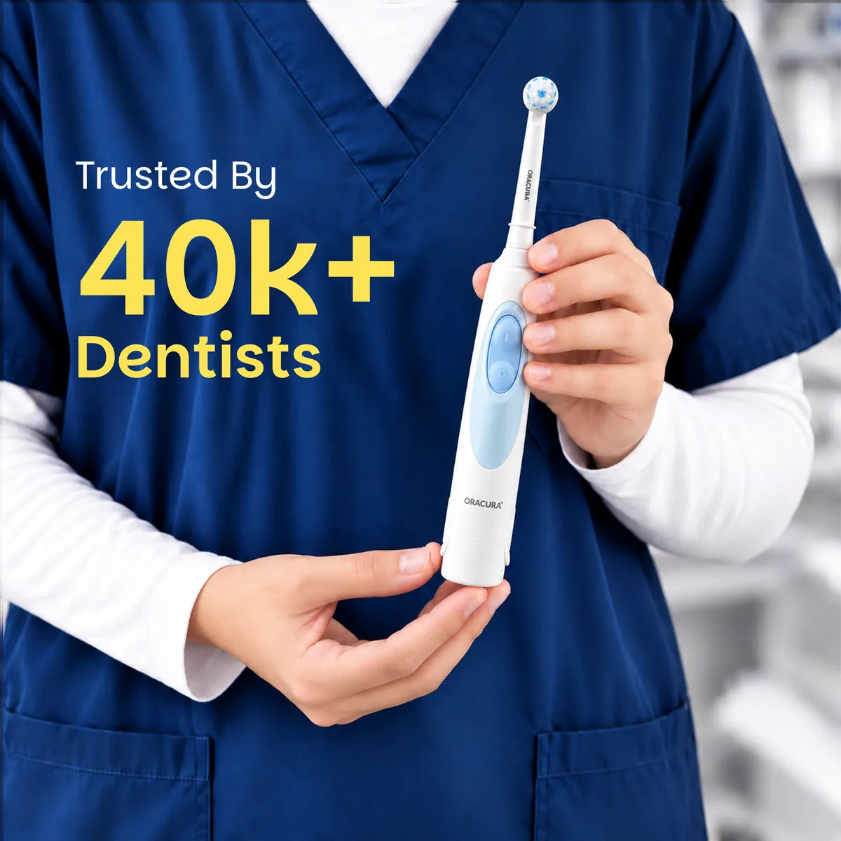 OB100 BeginCare Oscillating Battery Operated Electric Toothbrush
