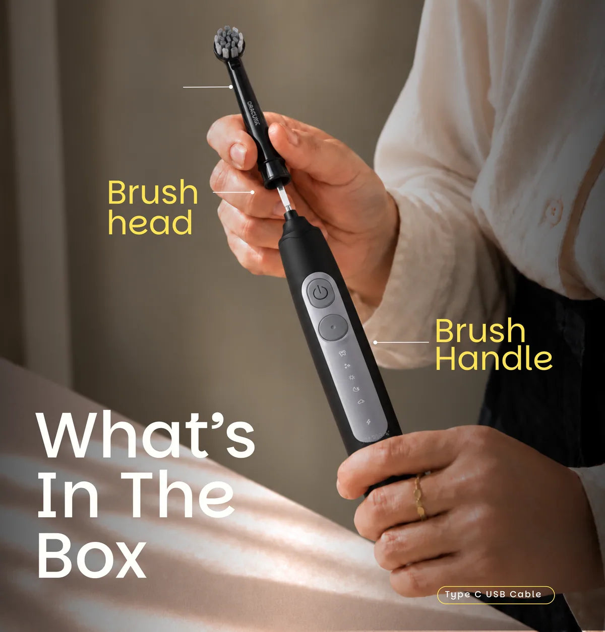 OB200 OptimalCare Oscillating Rechargeable Electric Toothbrush