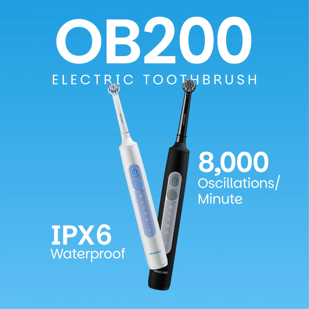 OB200 OptimalCare Oscillating Rechargeable Electric Toothbrush