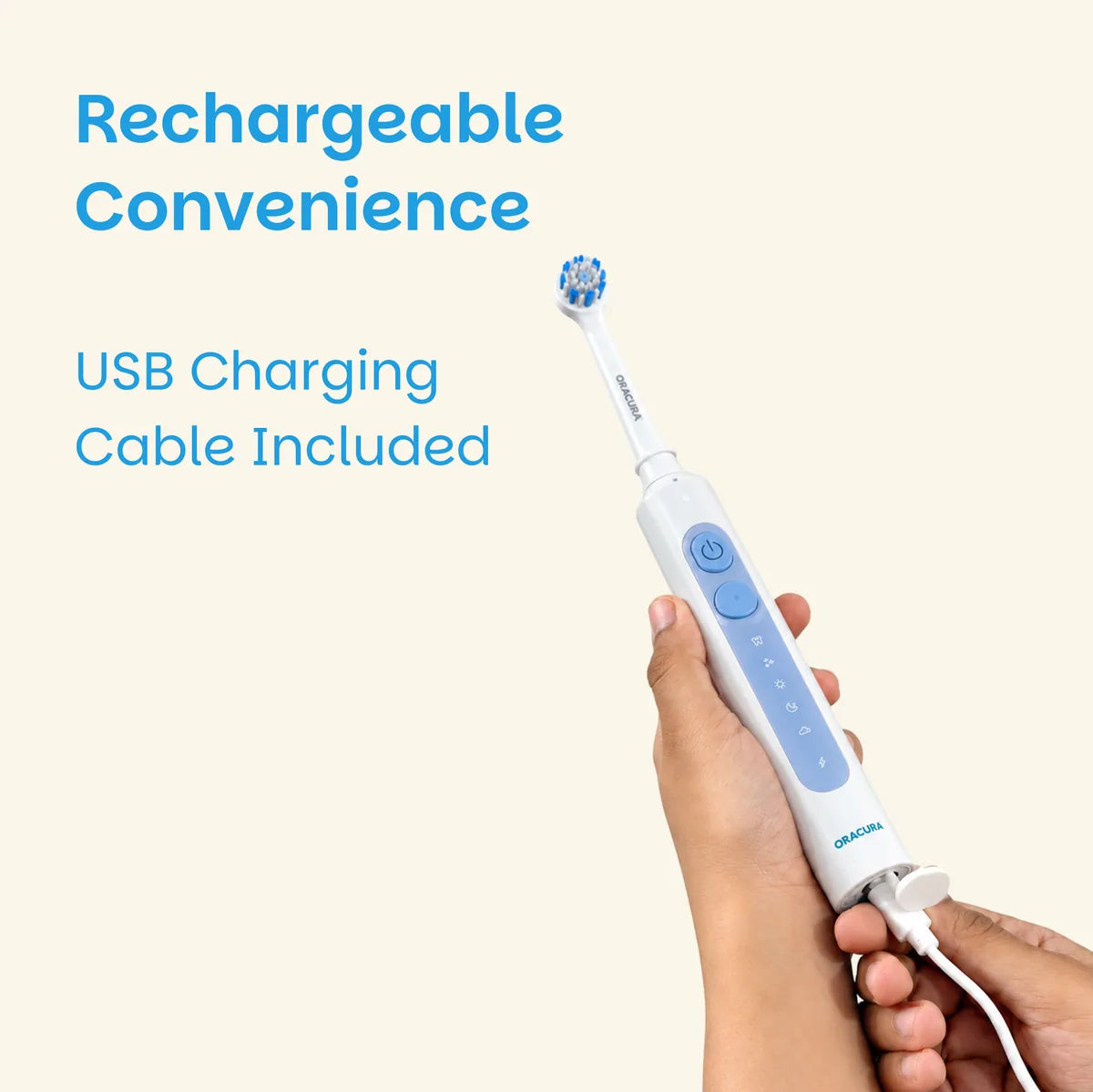 OB200 OptimalCare Oscillating Rechargeable Electric Toothbrush
