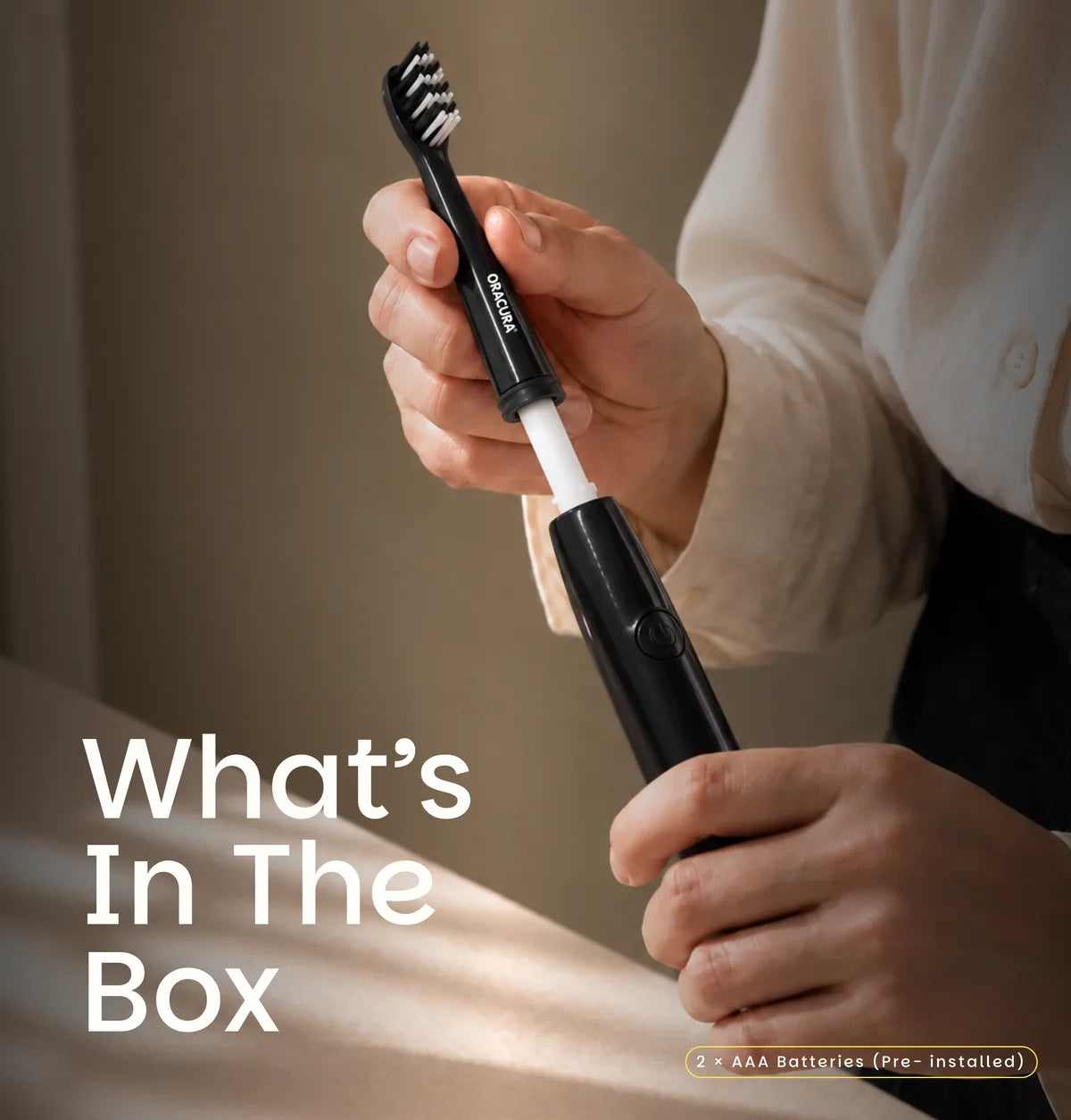 SB100 Sonic Lite Battery Operated Electric Toothbrush