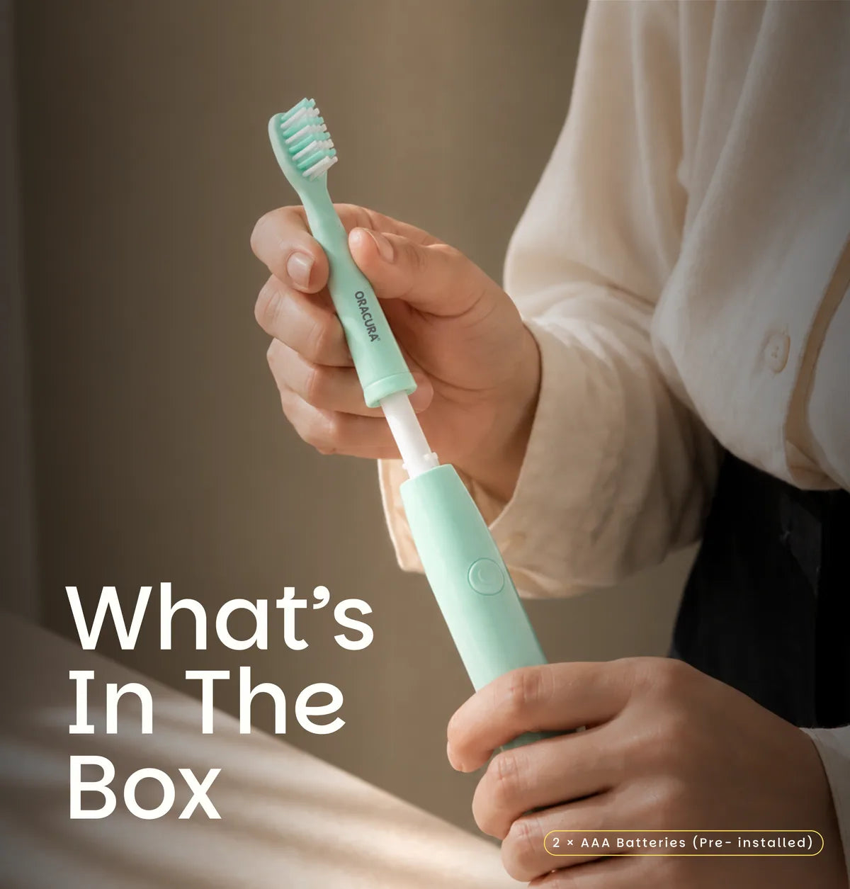 SB100 Sonic Lite Battery Operated Electric Toothbrush