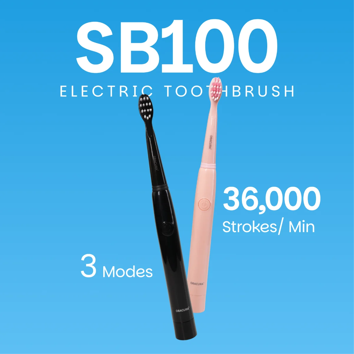 SB100 Sonic Lite Battery Operated Electric Toothbrush