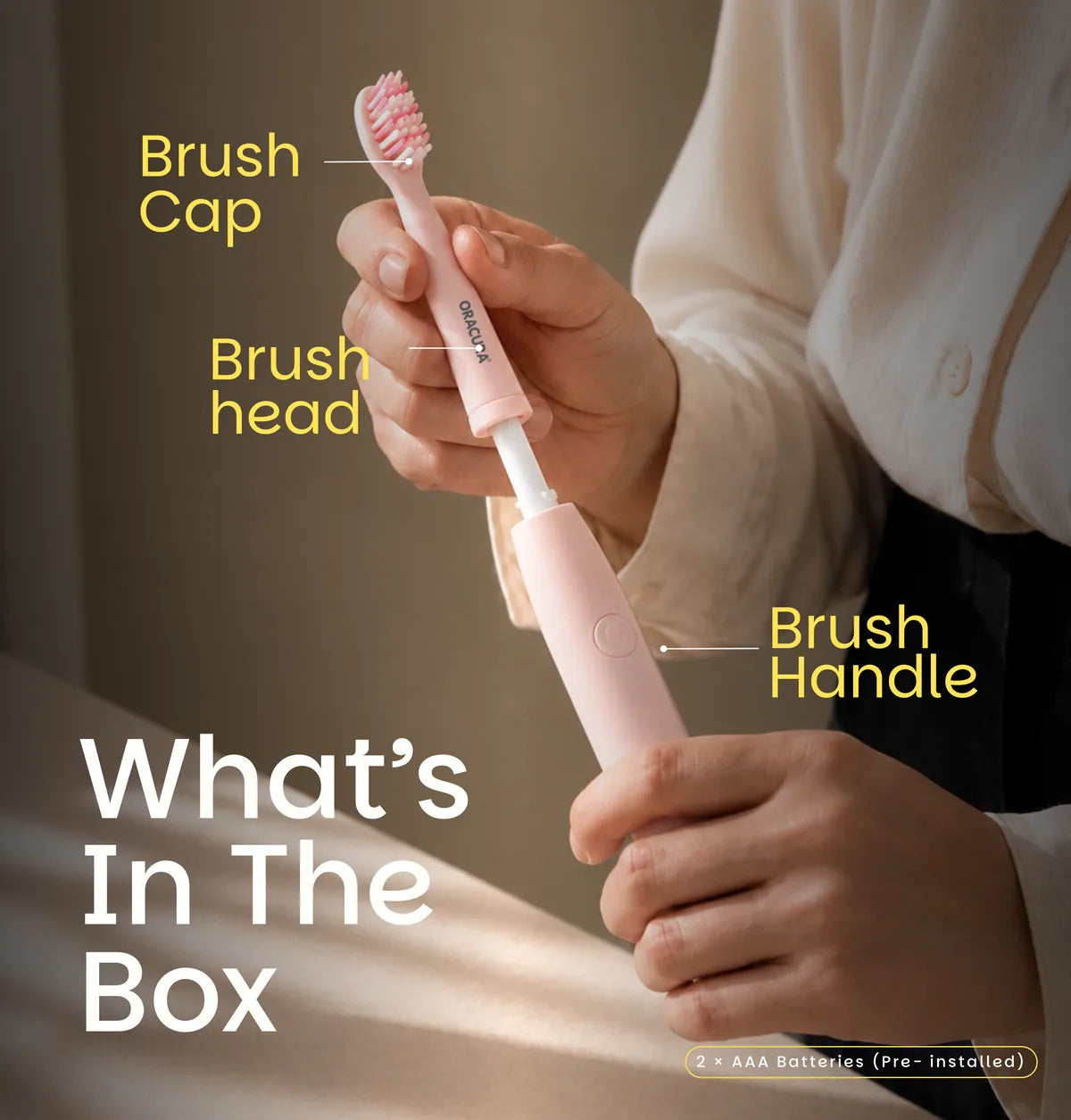 SB100 Sonic Lite Battery Operated Electric Toothbrush