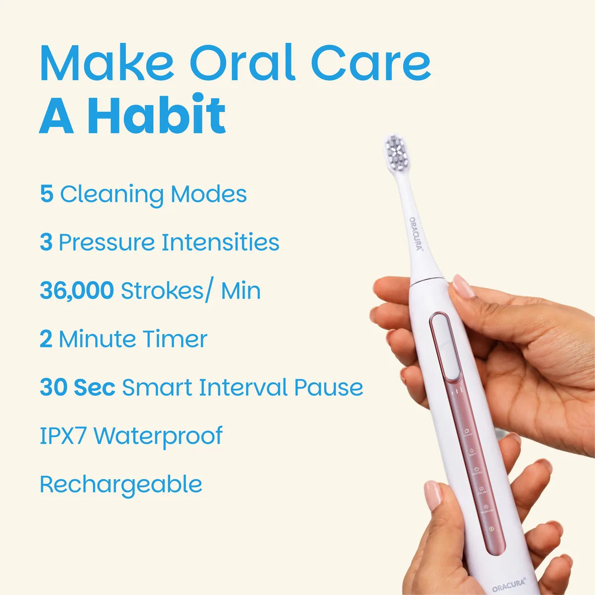 SB300 Sonic Smart® Electric Rechargeable Toothbrush