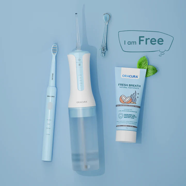 Combo OC300 Lite Water Flosser & SB100 Sonic Lite Electric Toothbrush